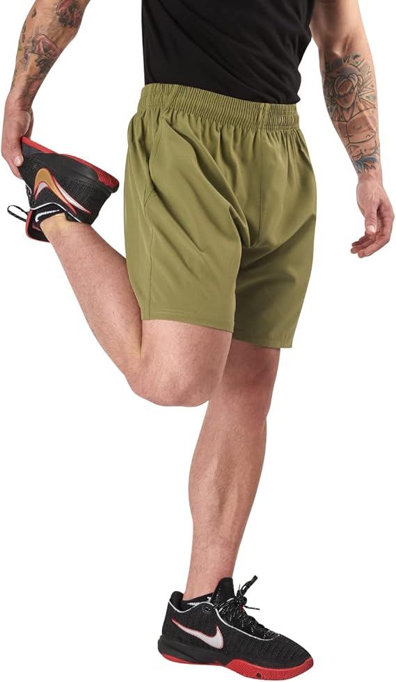 Mens Workout Gym Shorts Men Casual 4 Pack Men's Athletic Running Shorts for Men 7 Inch Inseam