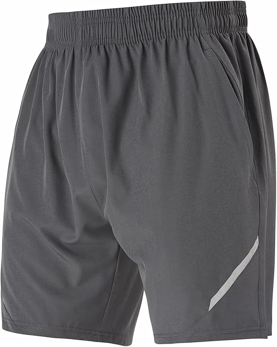 Mens Workout Gym Shorts Men Casual 4 Pack Men's Athletic Running Shorts for Men 7 Inch Inseam