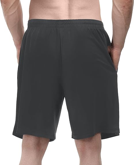 5 Pack Mens Athletic Shorts Quick Dry Loose-Fit Lightweight Running Workout Gym Shorts with Pockets