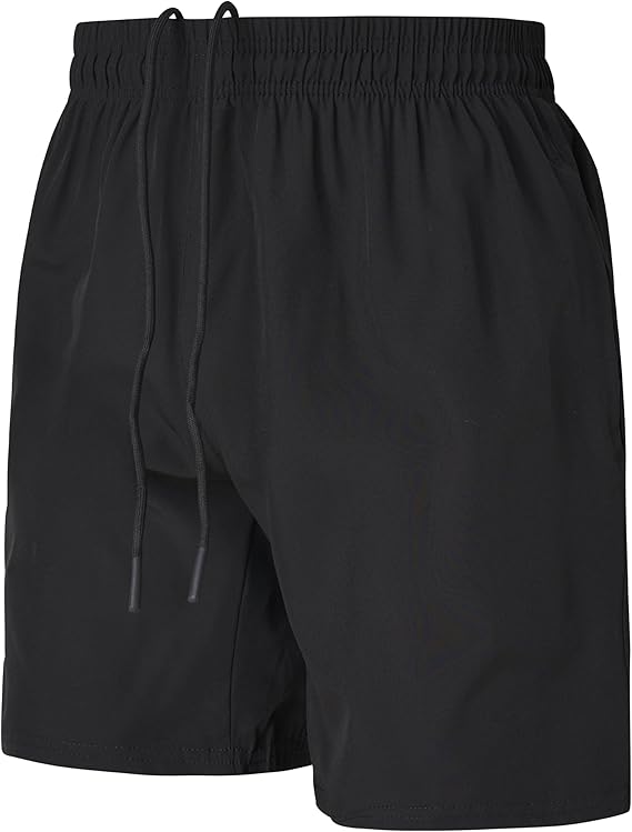 Mens Workout Gym Shorts Men Casual 4 Pack Men's Athletic Running Shorts for Men 7 Inch Inseam