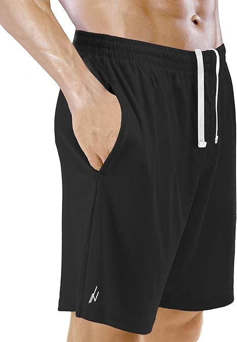 5 Pack Mens Athletic Shorts Quick Dry Loose-Fit Lightweight Running Workout Gym Shorts with Pockets