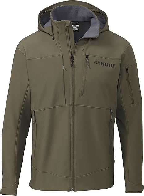 Hooded Jacket - Wind Resistant, Water Repellent, & Soft-Shell Hunting Jacket